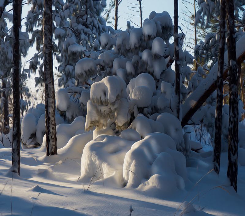 Под снежным покрывалом. 2 фото превью