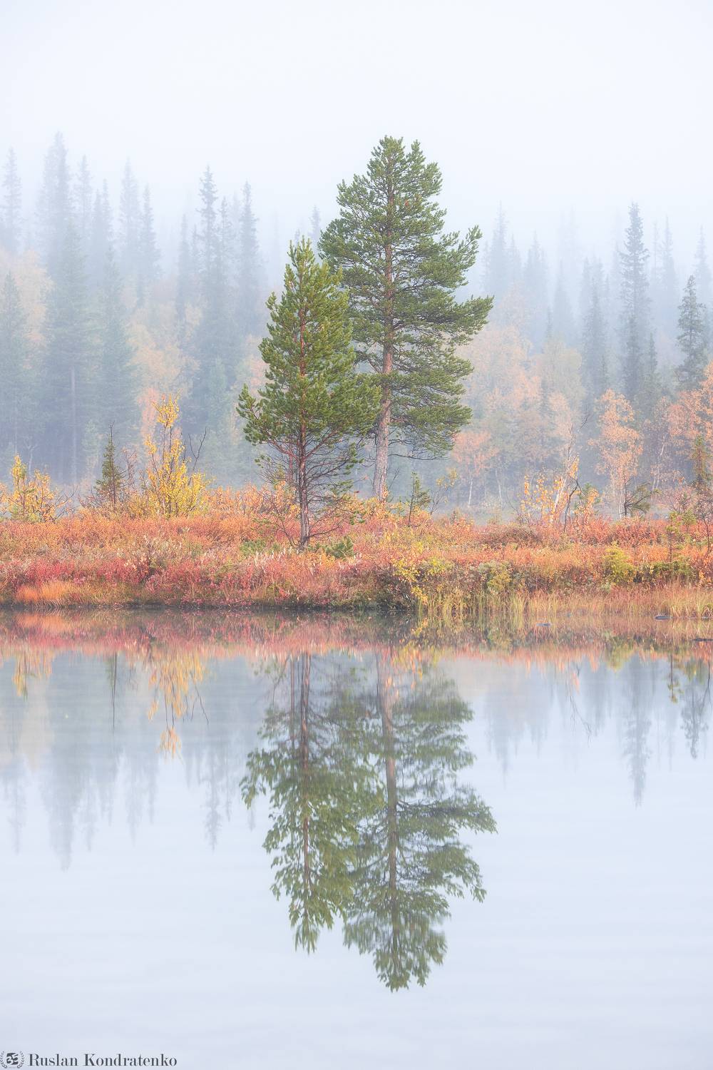 кольский полуостров, хибины, туман, полигональные озера, Кондратенко Руслан