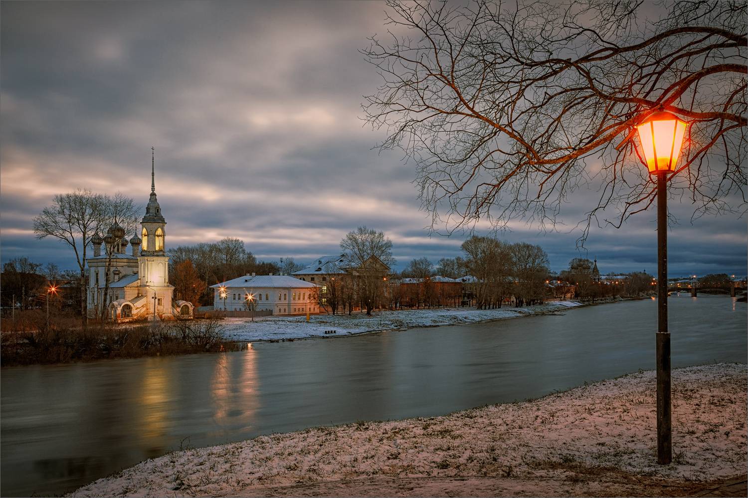 вологда, рассвет, река, архитектура, пейзаж, свет, цвет, александр никитинский, Никитинский Александр