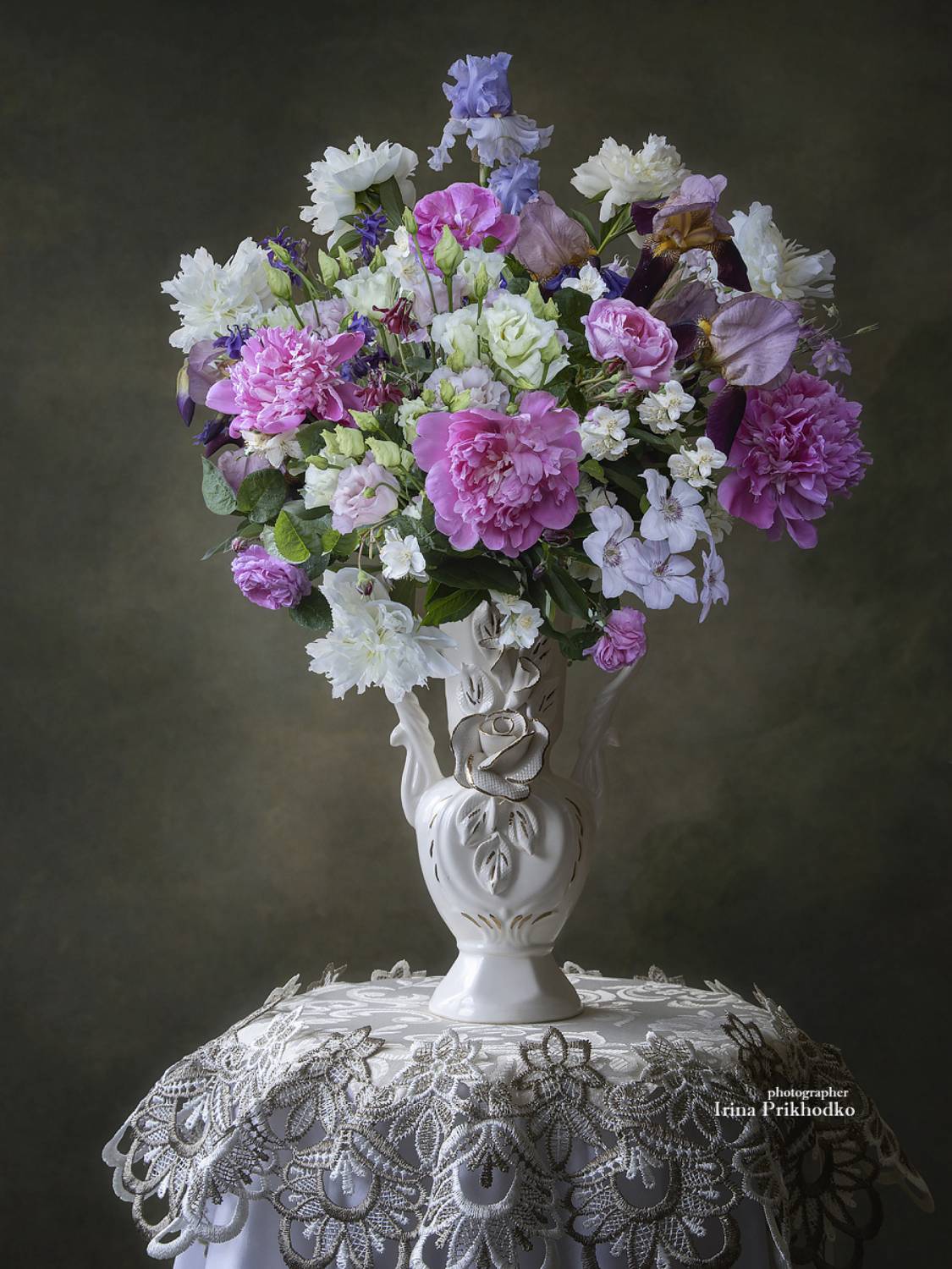 натюрморт, цветы, букеты, лето, Приходько Ирина