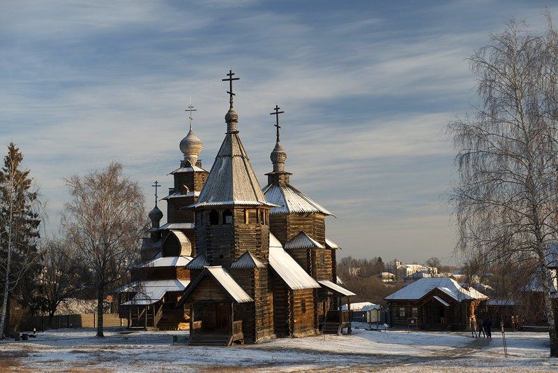 Деревянный храм фото превью