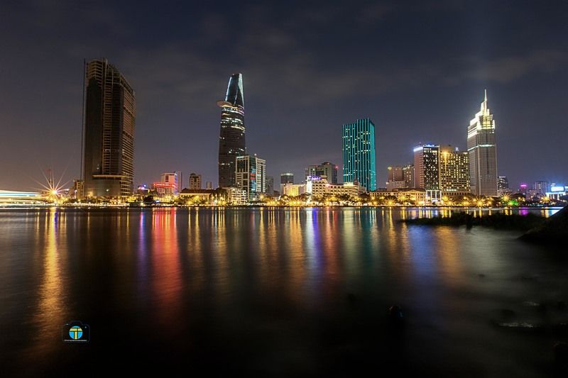 landscape Sai Gon by night фото превью