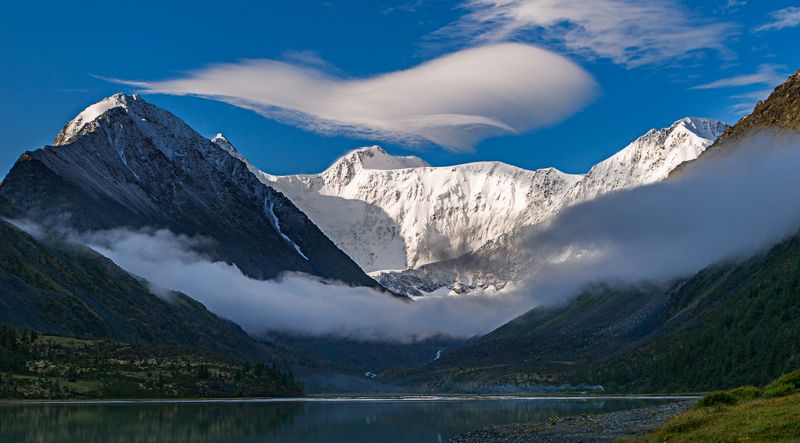Алтай, Белуха, Рассвет, Утро Белуха на рассвете фото превью