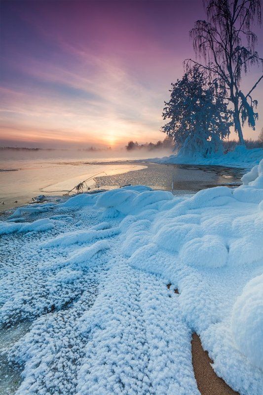 Зимний берег фото превью