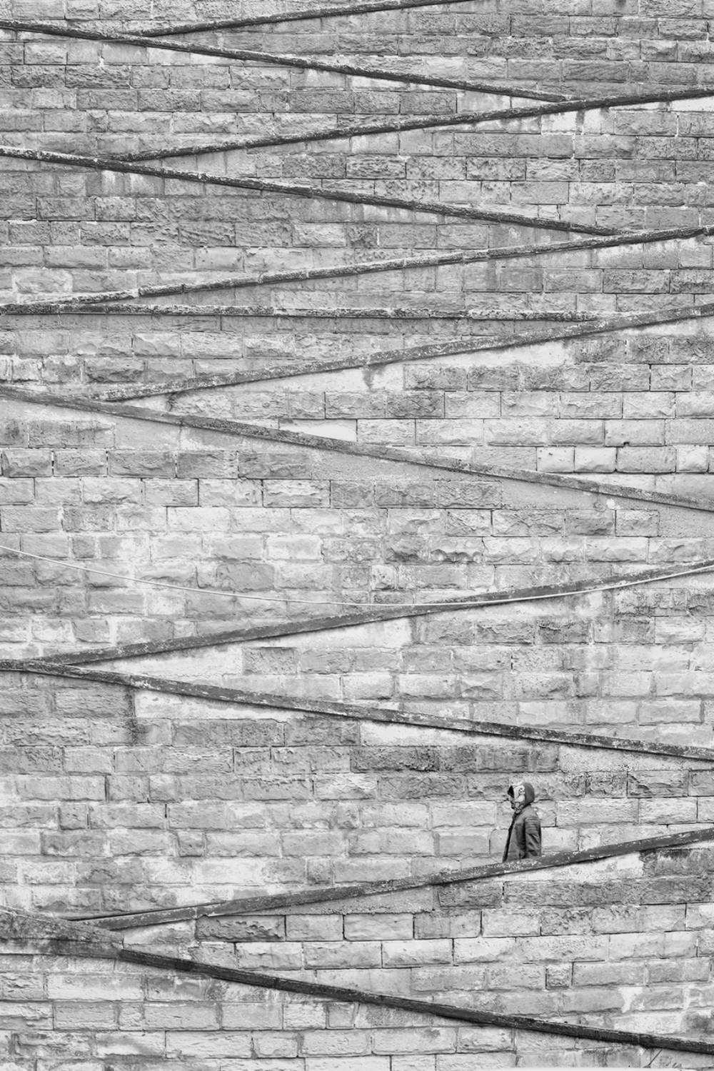 street , malta , b&w , stairs  , lines, Rafal