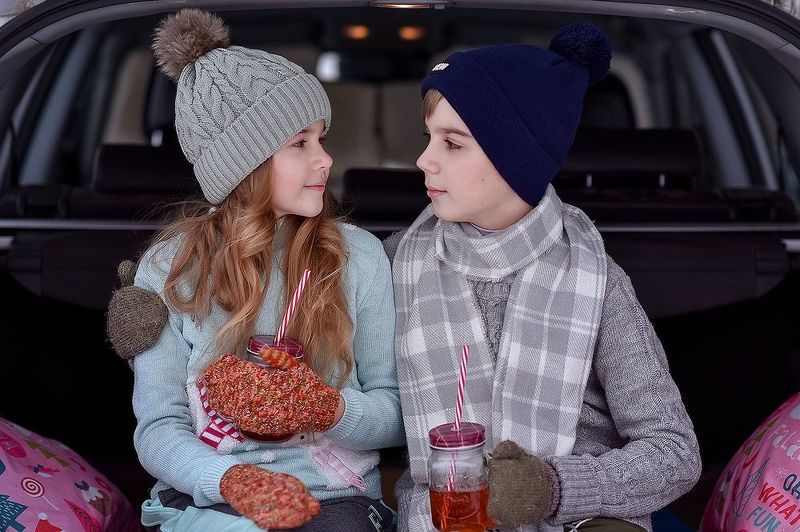 дети счастье зима Эти глаза напротив фото превью