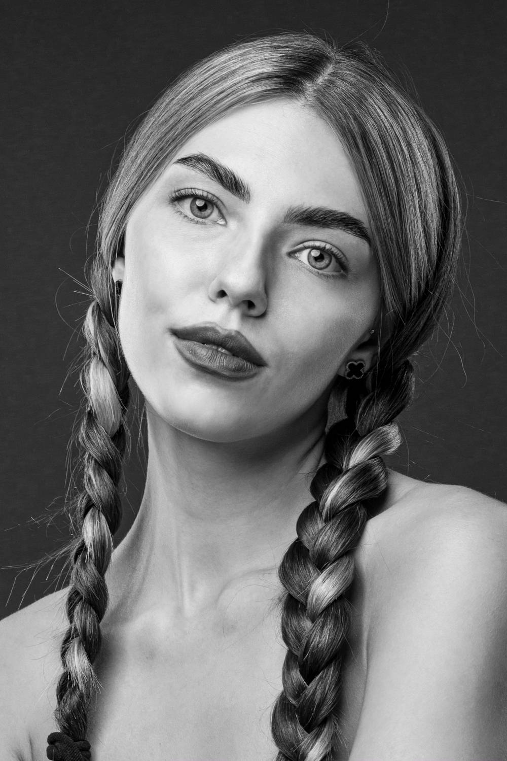 девушка, портрет, глаза, взгляд, Евгений Дёгтев