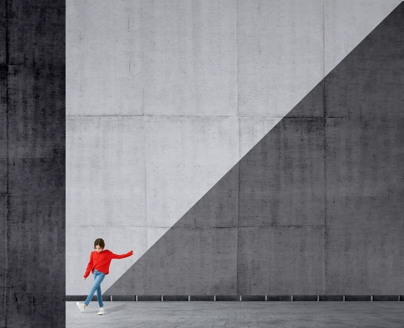 #Minimalism #blackandwhit  Hapiness фото превью