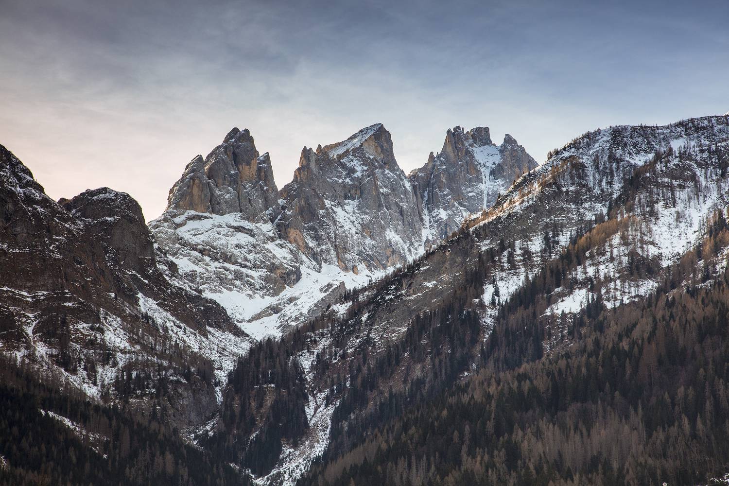 alps, italy, dolomites, mountains,lake,winter,  Gregor