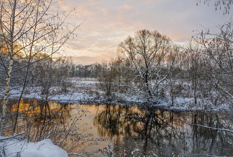 Вечерело у реки.. фото превью