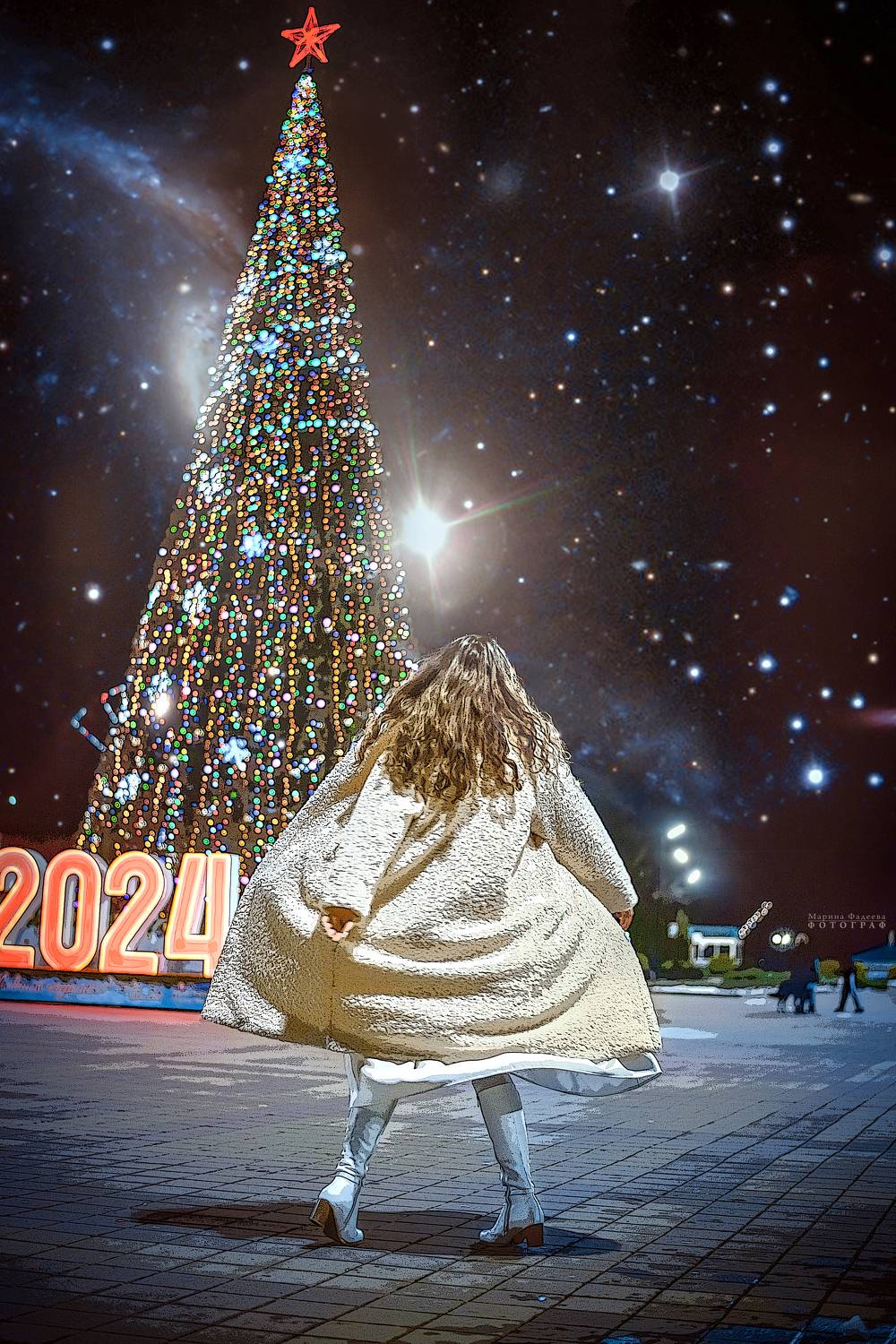 новый год, новогодняя фотография, ёлочка, праздники,  Мариночка
