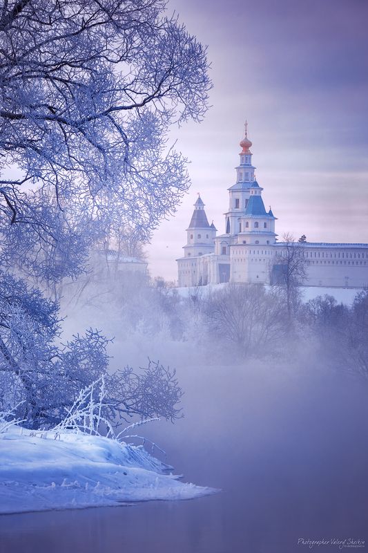 Морозное утро фото превью