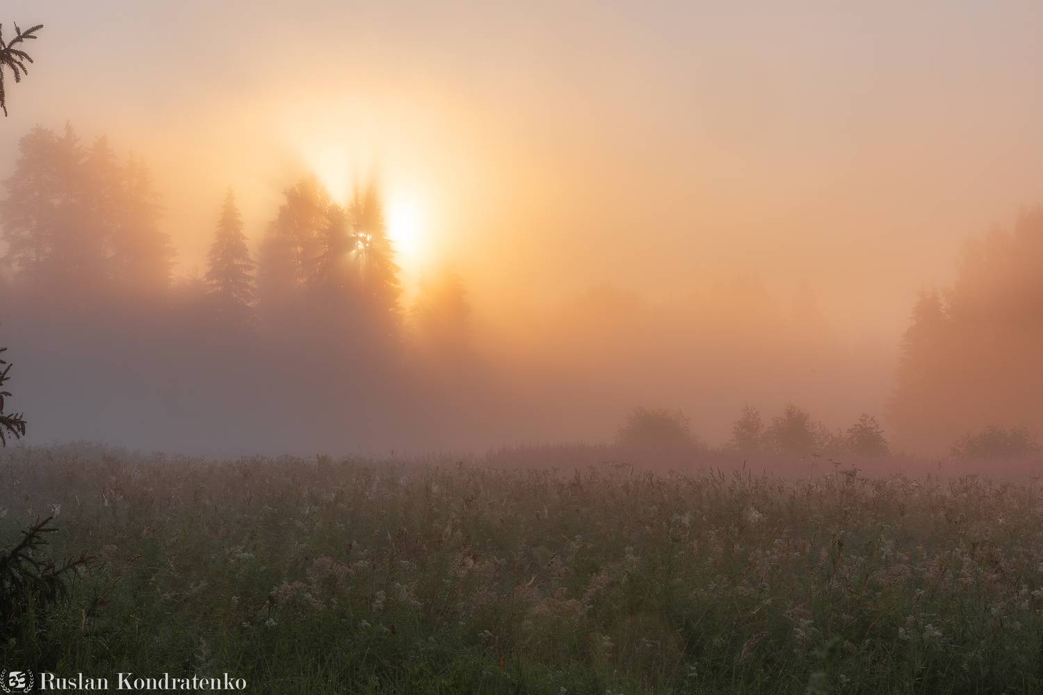 река, рассвет, лемовжа, закат, Кондратенко Руслан