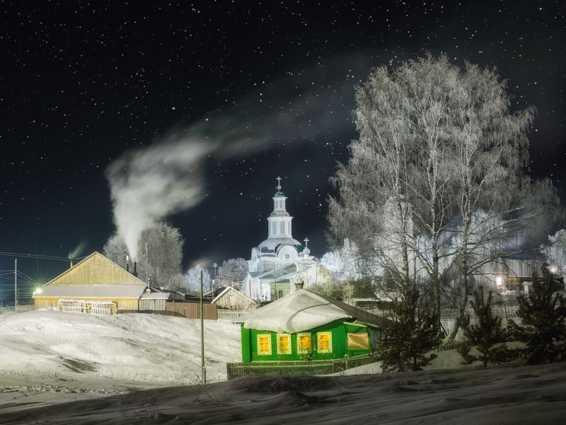 Сельским вечером фото превью
