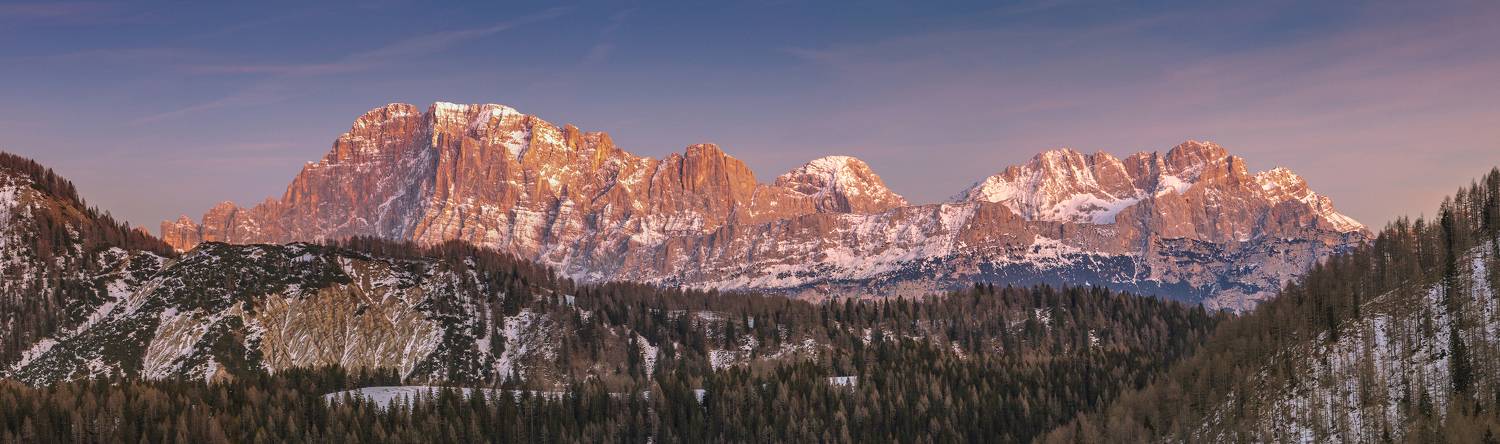 alps, italy, dolomites, mountains, winter, panorama, monte civetta, passo, san pellegrino,  Gregor