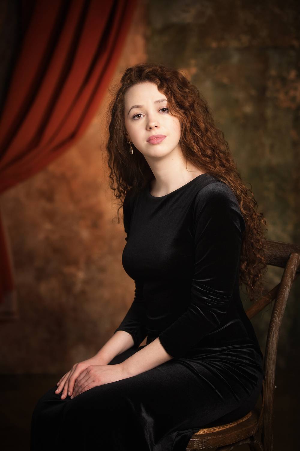 портрет, девушка, Алексей Назаров