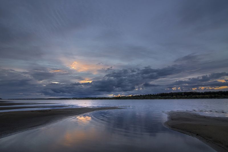 Вечер над Вычегдой. фото превью