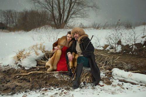 На берегу