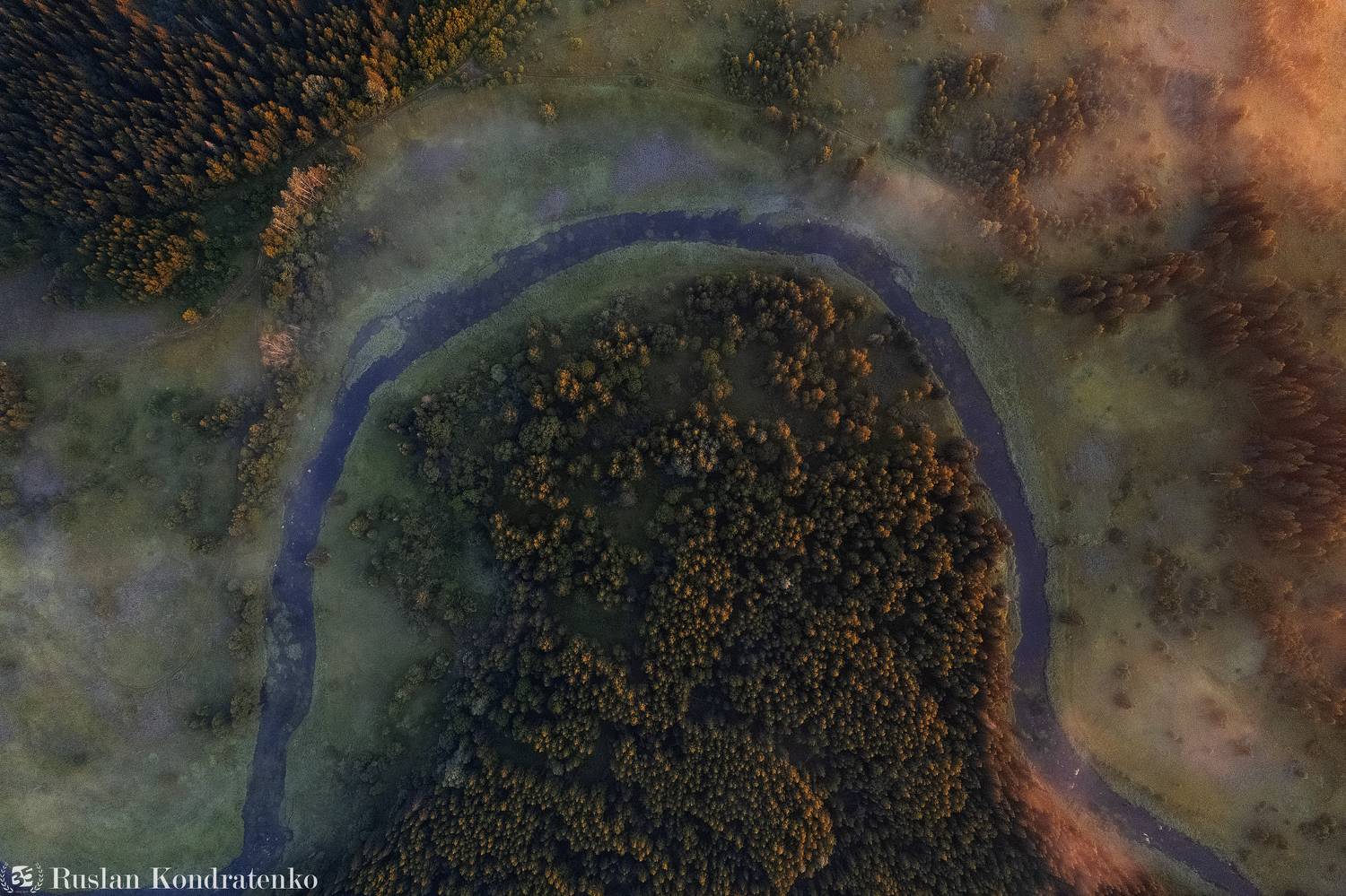 ленинградская область, рассвет, закат, лемовжа, topdown, аэрофотография, аэрофото, Кондратенко Руслан