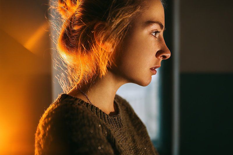 35 мм, Color, Film, Girl, Portrait Молчание фото превью