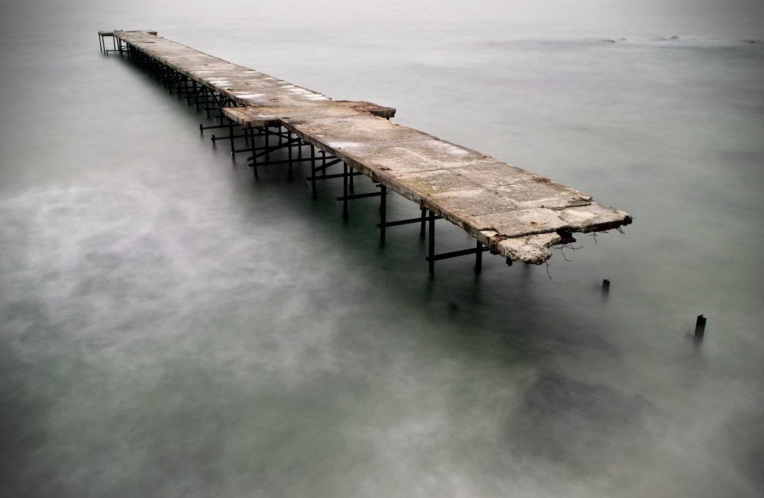 Long exposure, Pier, Seascape, Мартин Костадинов