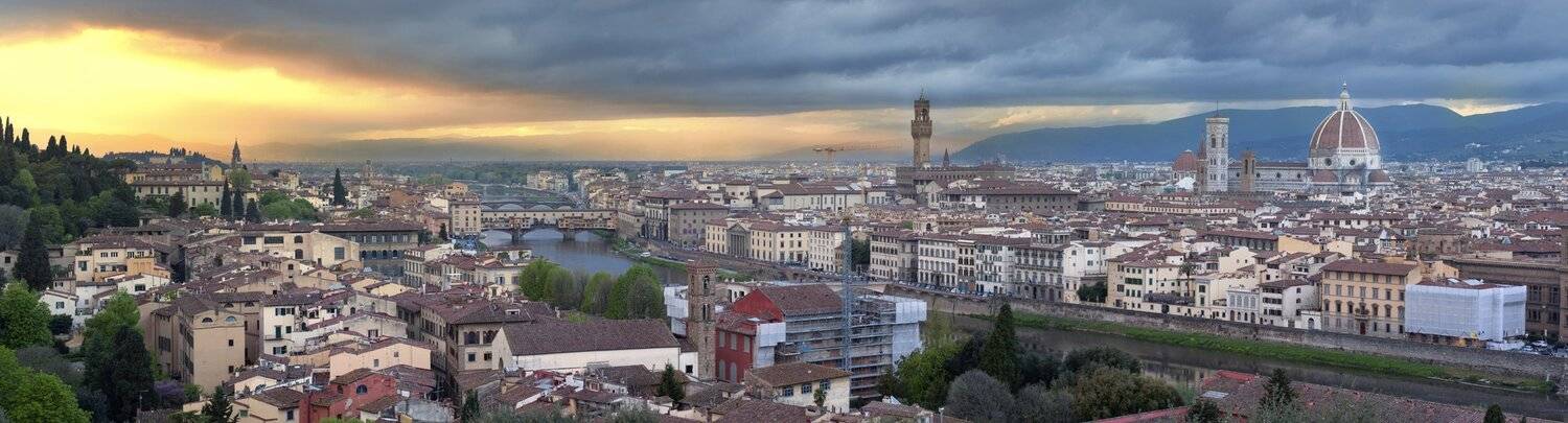 panorama пейзаж панорама италия флоренция вечер закат nikon d300s, Алексей Мельситов