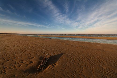 Утро на пляже