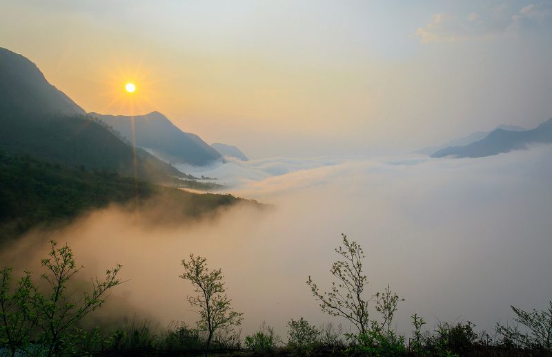 morning in Sapa Vietnam фото превью