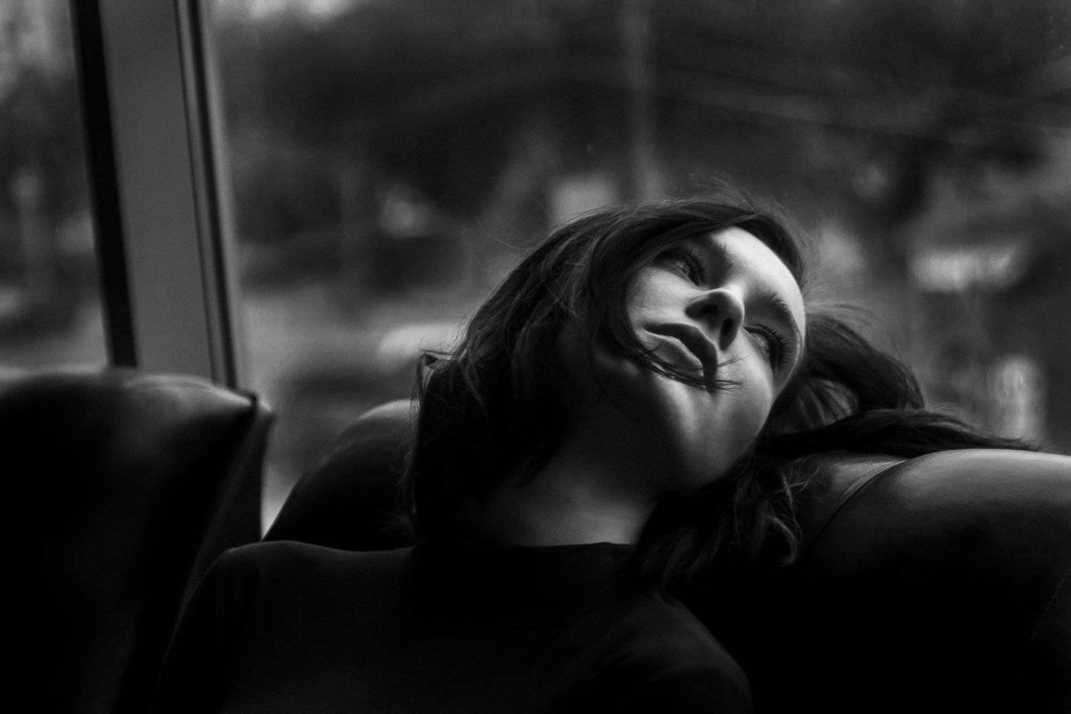 girl, window, rain, Артем Дубровин