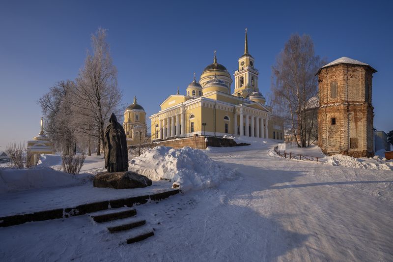 нило-столбенская пустынь, нилова пустынь, селигер Солнечный зимний день фото превью