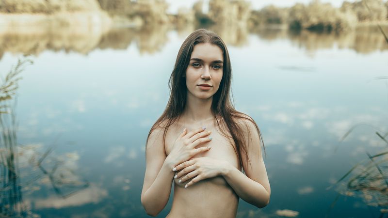 ню, портрет, topless, girl, portrait, девушка Nadia фото превью