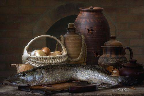 Натюрморт со щукой