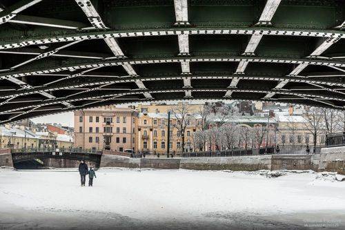 Зимние ракурсы Петербурга. Река Мойка