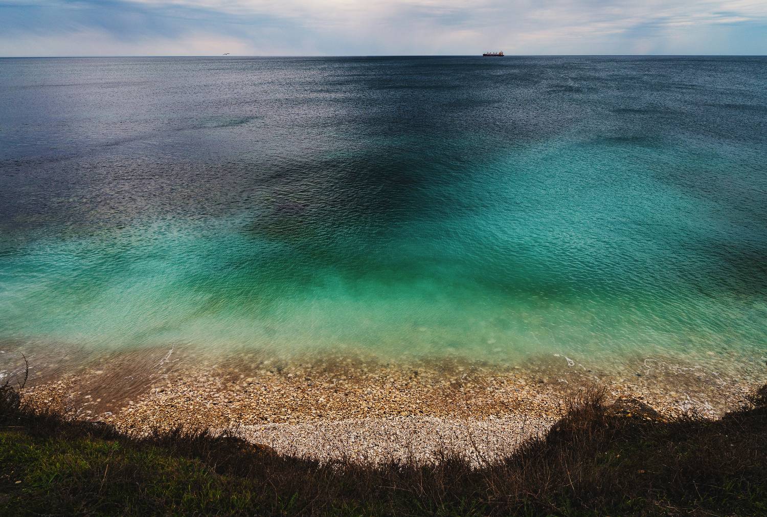 зима, пейзаж, природа, красота природы, пляж, черное море, херсонес таврический, севастополь, россия, Щербак Анатолий