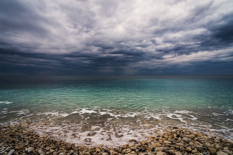 зима, пейзаж, природа, красота природы, пляж, черное море, херсонес таврический, севастополь, россия Зимний пляж Херсонеса. фото превью