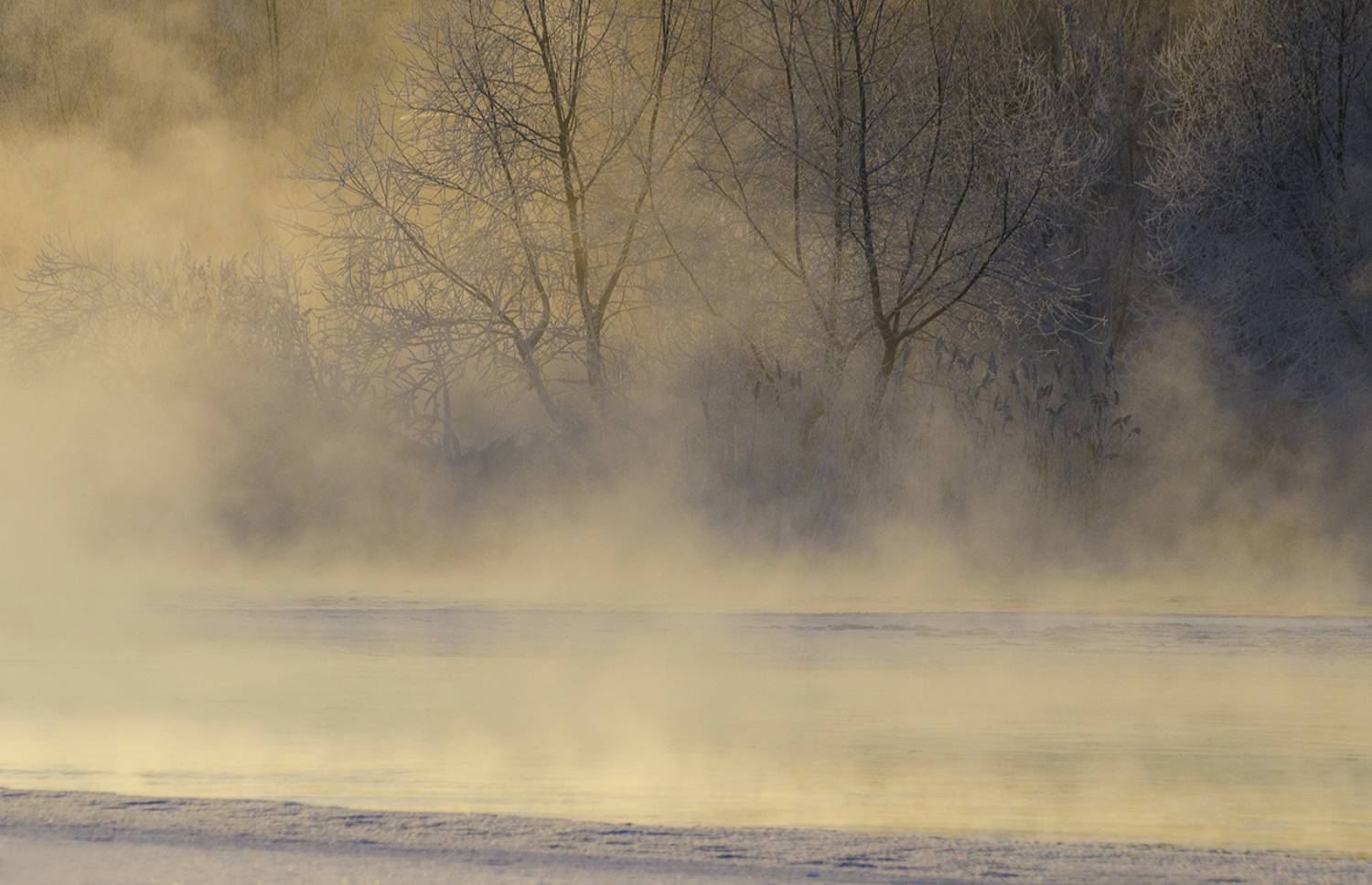 зима река упа, Михаил Агеев