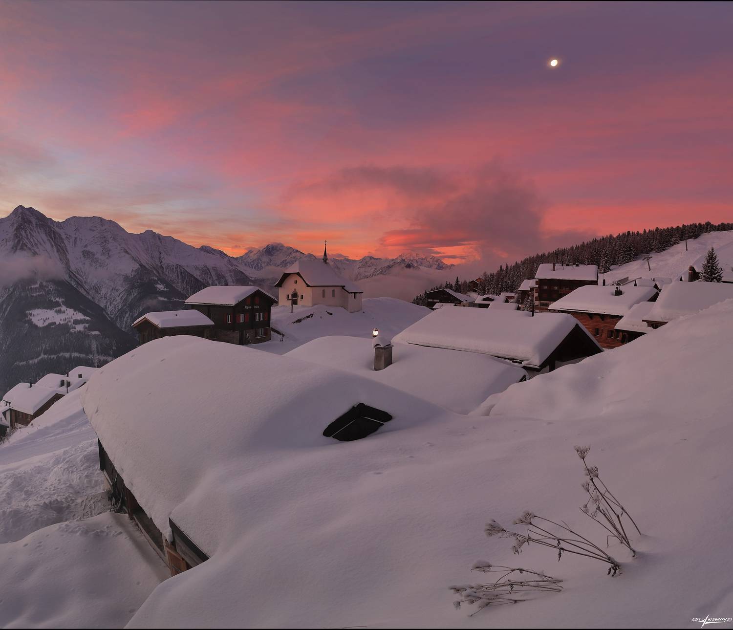 swiss,швейцария,горы,зима,январь,bettmeralp, Матвеев Николай