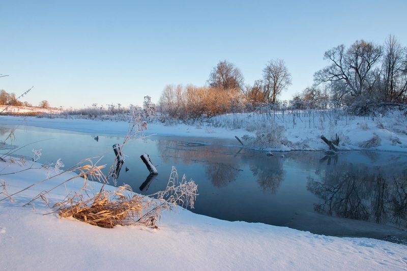 Морозный вечер фото превью