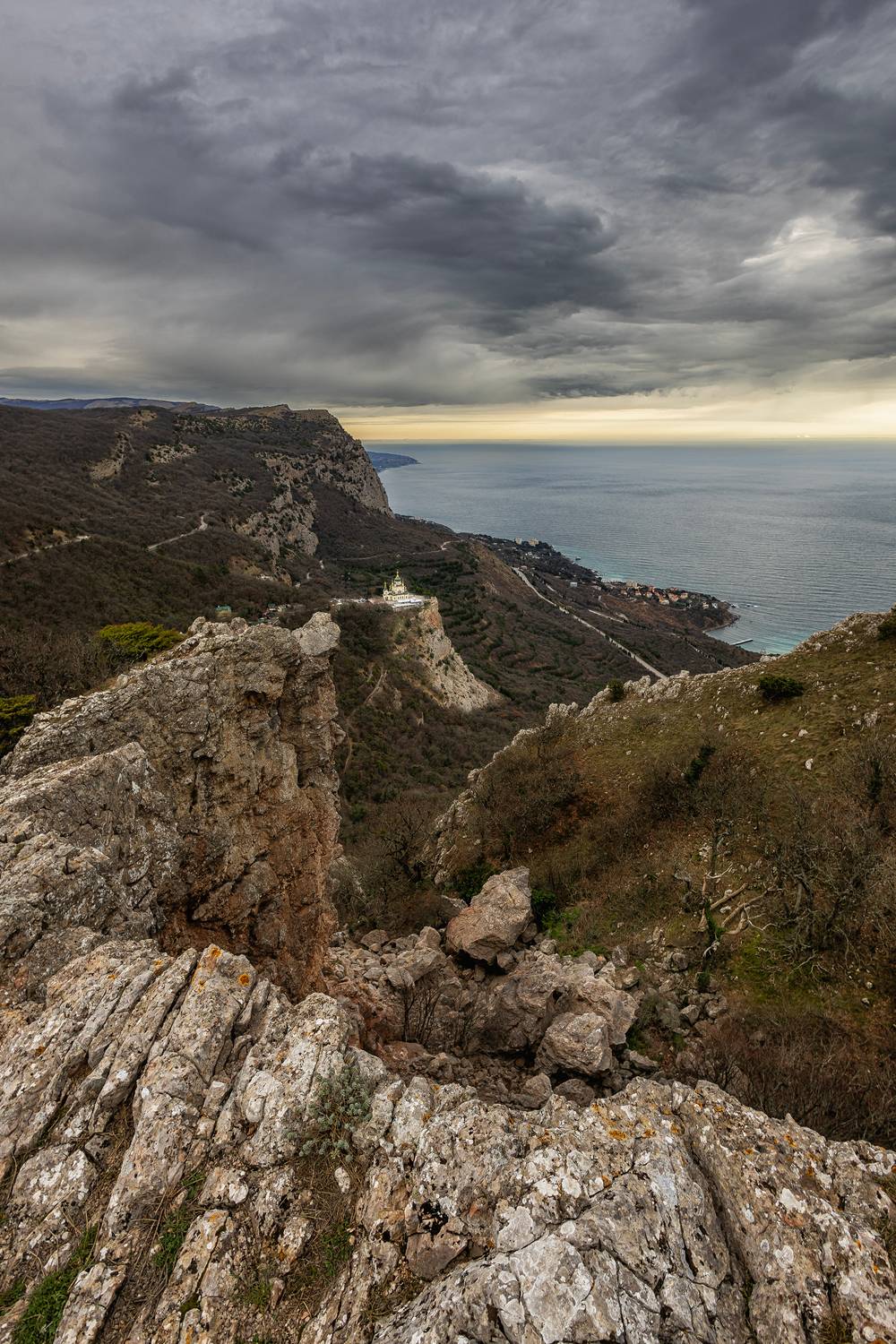 храм, церковь, море, природа, крым, форос, юбк, Подосинников Максим