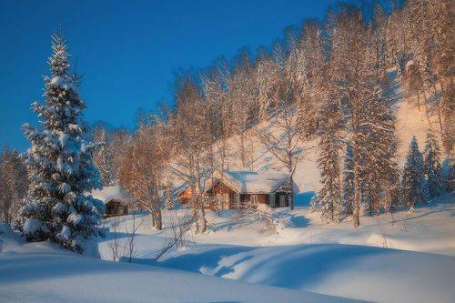 Утро в Рождество.