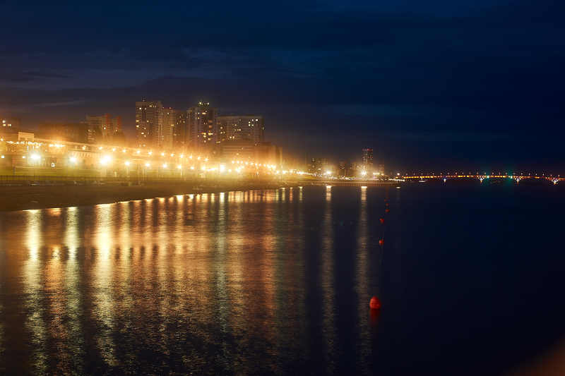 night, saratov, russia,  Night Saratov фото превью