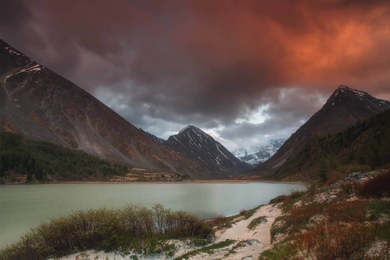 алтай, аккем, белуха, горы, Александр Нерозя