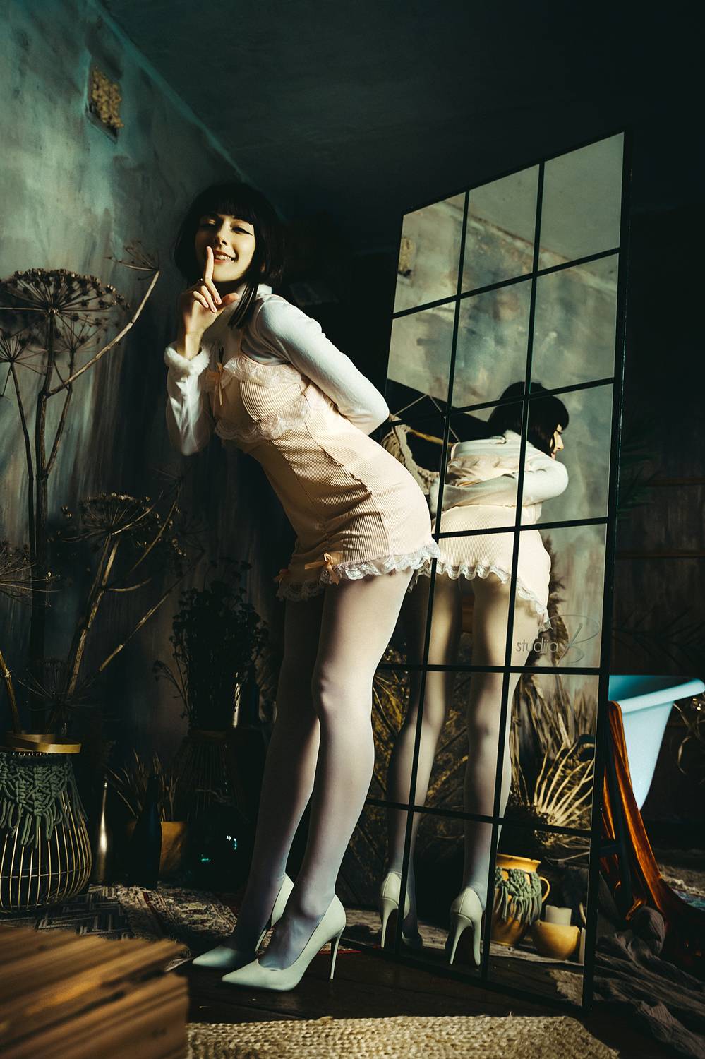 woman, portrait, fashion, beauty, studio, cosplay, Руслан Болгов (Axe)