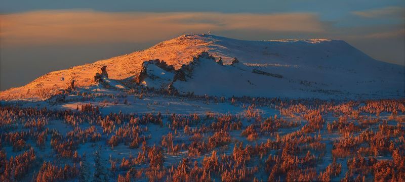 шерегеш, кузбасс, природа, горы, снег, мороз, лес, сугробы, закат, Шерегешские истории... фото превью