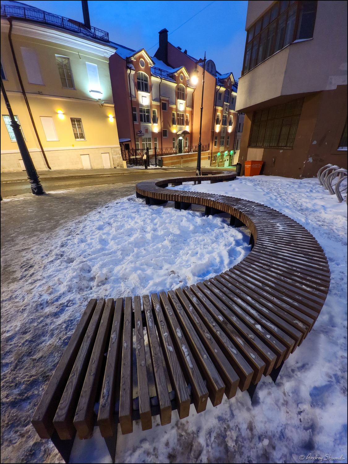 москва, вечер, снег, Андрей Шумилин