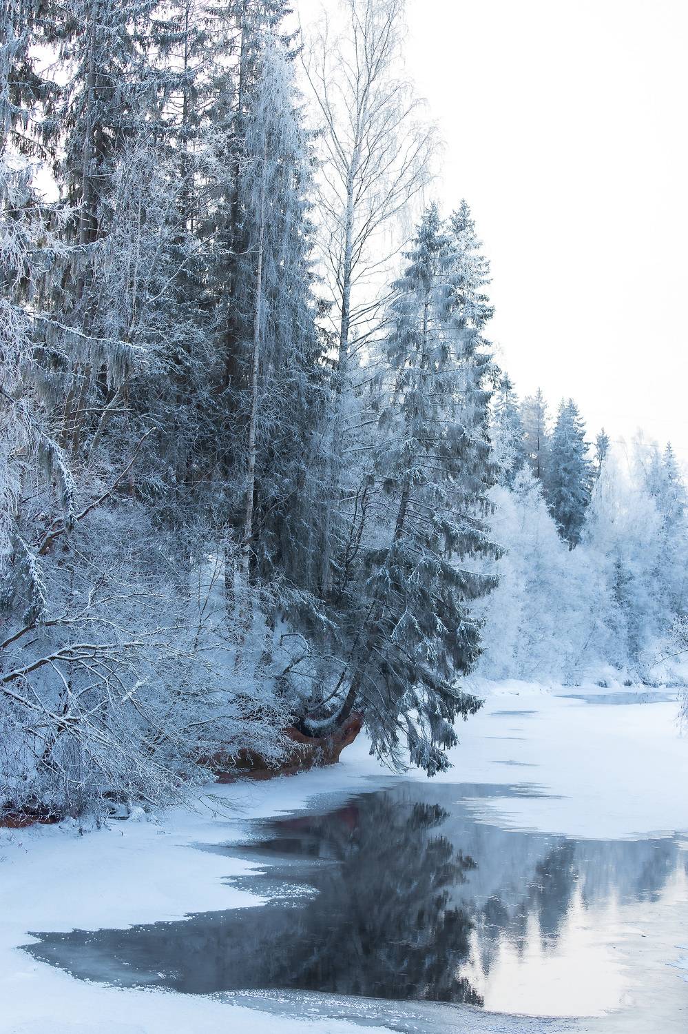 пейзаж, зима, река, природа, день, Игнатьев Александр