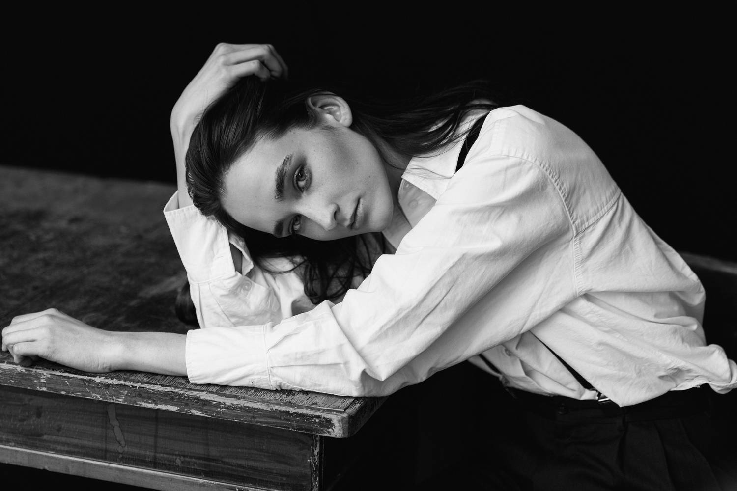 portrait, art, bnw, girl, woman, beautiful, canon, tamron, 70-200mm, Ковалев Иван