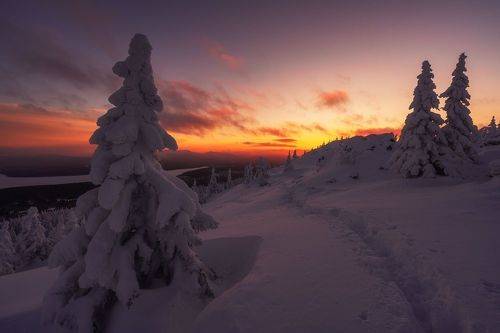 Закат На Хребте Зюраткуль