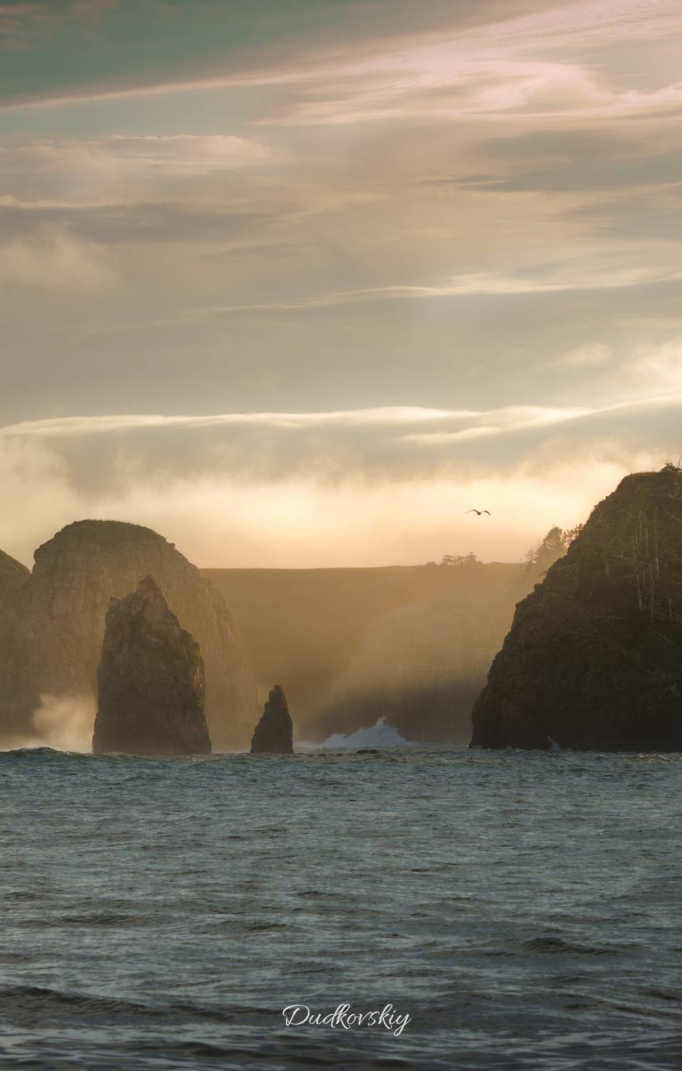 закат туман пейзаж природа сахалин, Igor Dydkovskiy