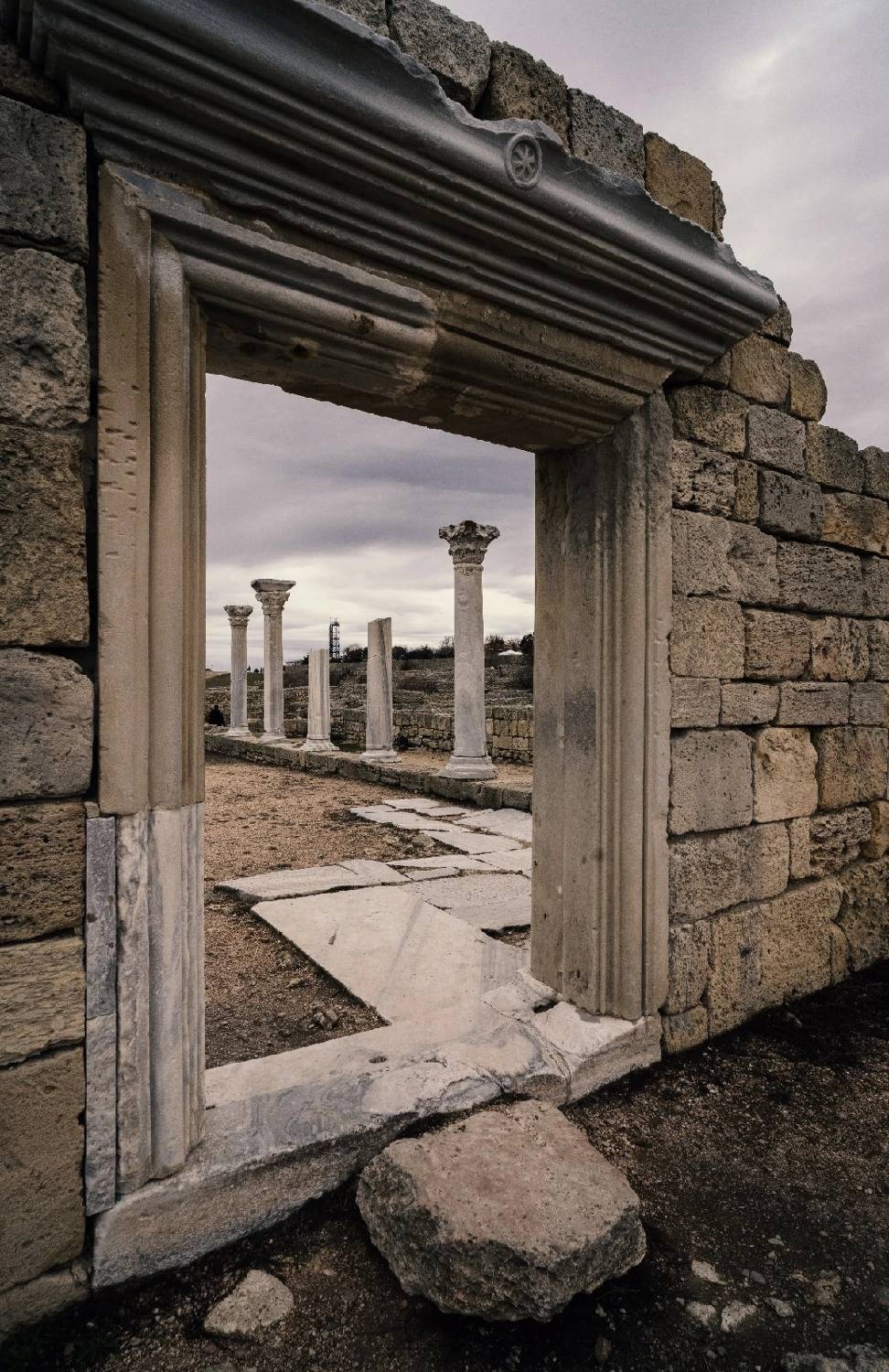 архитектура, античность, древность, монументальность, история, культурное наследие, цивилизация, эллада, херсонес таврический, атмосферное, загадочное, севастополь, россия, Щербак Анатолий